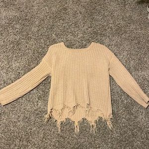 Chunky Mustard Yellow Sweater